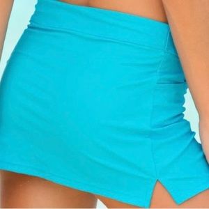 HAPARI Swim skirt, size large 10-12, color Turquoise,New with tags